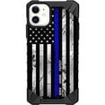 thumbnail image 1 of UAG Urban Armor Gear Limited Edition Case Design by EGO Tactical for Apple iPhone 12 PRO MAX (6.7") - Serve, Honor, Protect - Thin Blue Line US Flag, 1 of 5