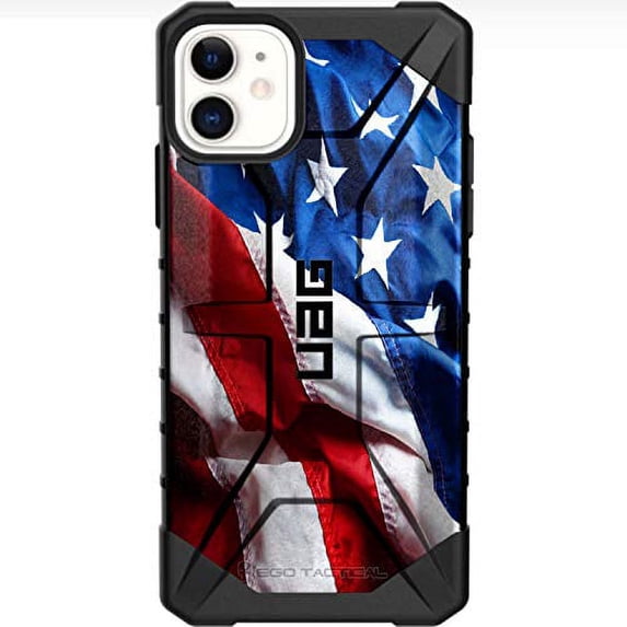 UAG Urban Armor Gear Limited Edition Case Design by EGO Tactical for Apple iPhone 12 PRO MAX (6.7") - Waving US Flag