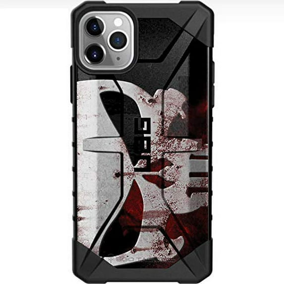 UAG Urban Armor Gear Limited Edition Case Design by EGO Tactical for Apple iPhone 12 & iPhone 12 Pro (6.1") - Bloody Punisher Sideways
