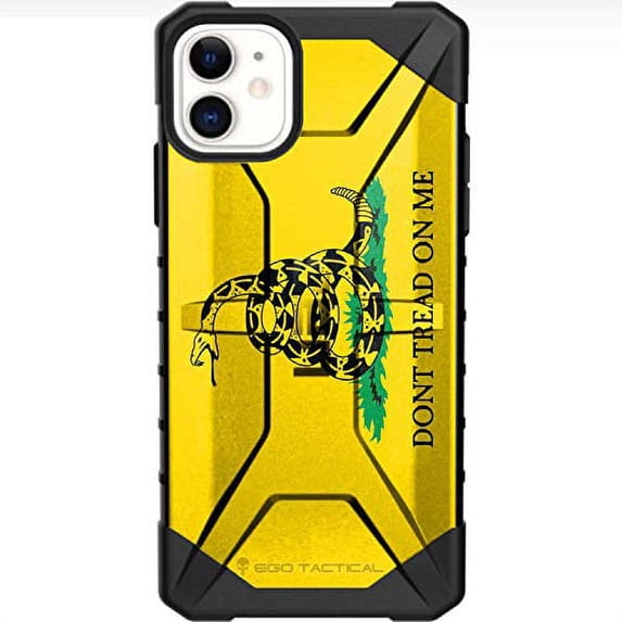 UAG Urban Armor Gear Limited Edition Case Design by EGO Tactical for Apple iPhone 12 & iPhone 12 Pro (6.1") - Gadsden Flag (Yellow)