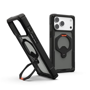 UAG Plasma XTE 360 Kickstand Case for iPhone 18 Pro Max Case/17 Pro Max, Black, Camera Control Cover Button, MagSafe Compatible, 20ft Drop Protection, Phone Ring Grip, Raised Bezel, Tactile Buttons