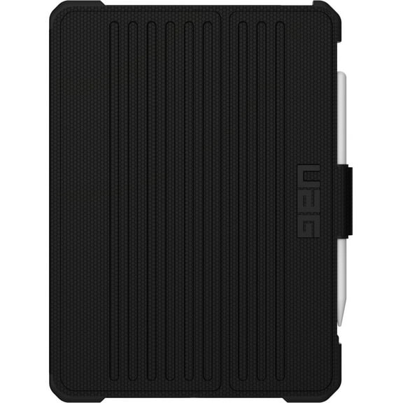 UAG iPad 11" A16 11th Gen 2025, 10.9" 10th Gen 2022 Case A3354 A3355 A2696 Rugged Heavy Duty Protective Folio Cover w/Adjustable Stand & Pencil Holder, Metropolis Black