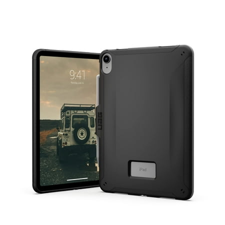 UAG iPad 11" A16 11th Gen 2025, 10.9" 10th Gen 2022 Case A3354 A3355 A2696 - Rugged Slim Impact Resistant Soft Core Protective Cover w/ Pencil Holder, Scout Black
