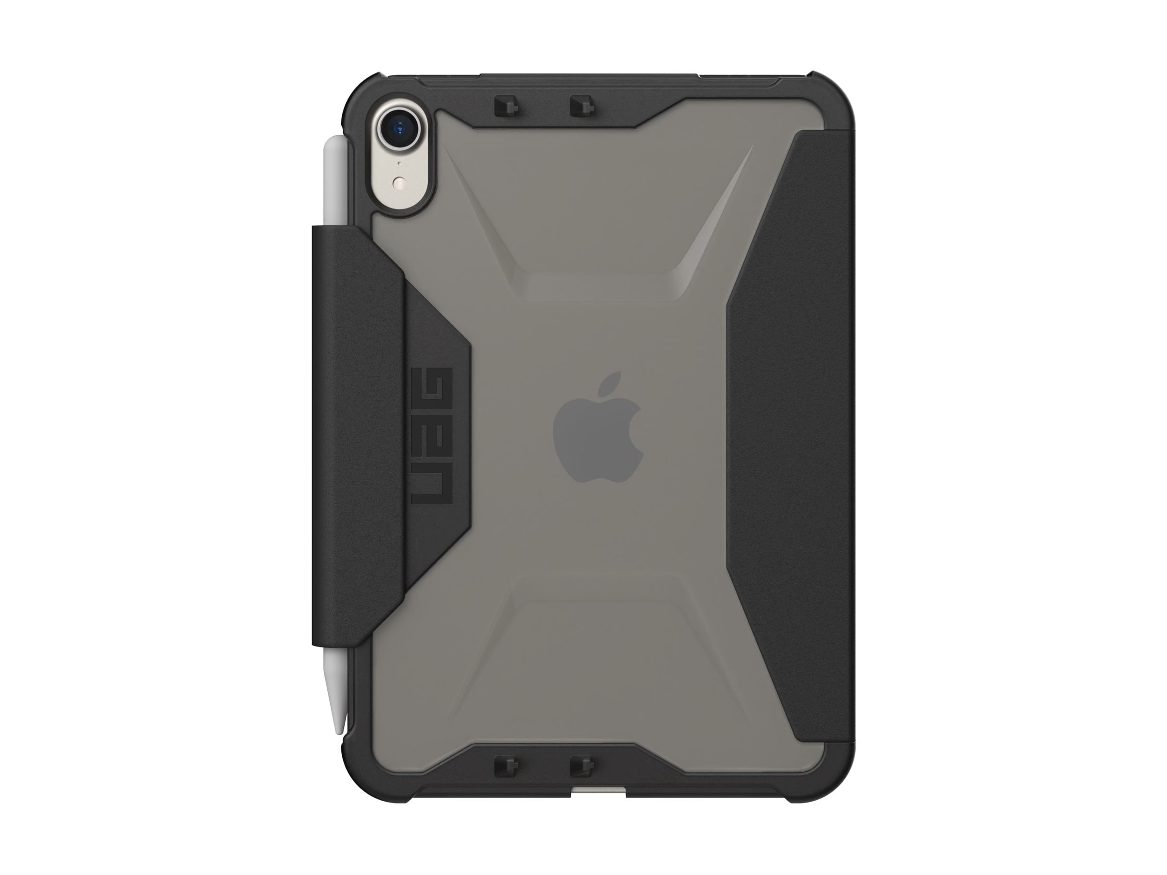 UAG iPad Mini A17 Pro Case (7th Gen, 2024) A2993 A2995 A2996 8.3" Plyo, Rugged Translucent Multi-Angle Viewing Folio Stand with Pencil Holder Protective Cover, Ice