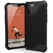 UAG iPhone 12 Pro Max Case [6.7-inch screen] Feather-Light Heavy Duty Shockproof Slim Rugged Metropolis LT. Protective Cover, Smooth PU SATN ARMR Black
