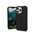 thumbnail image 1 of UAG iPhone 13 Pro Case [6.1-inch Screen] Ultra-Thin Shock-Absorbent Sleek Smooth Soft Touch Silicone Standard Issue Protective Cover, Black, 1 of 5