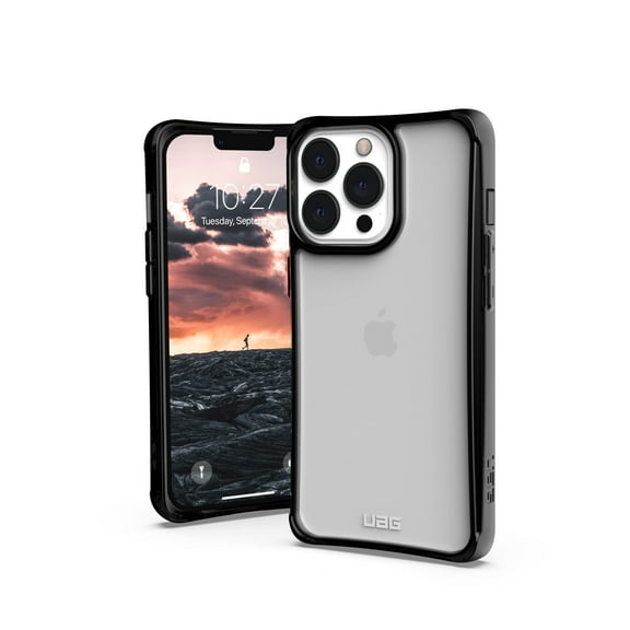 UAG iPhone 13 Pro Case [6.1-inch screen] Rugged Lightweight Slim Shockproof Clear Plyo Protective Cover, Ash