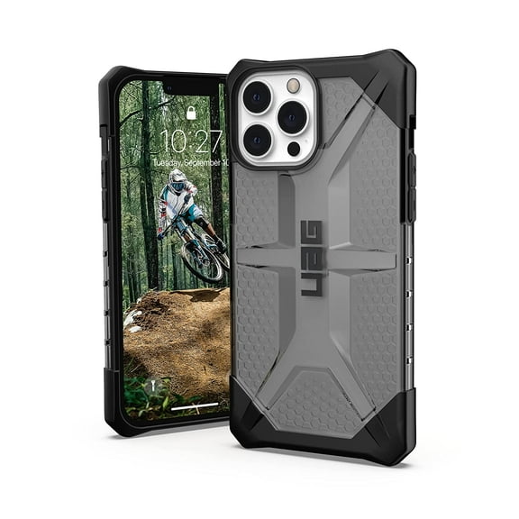 UAG iPhone 13 Pro Max Case [6.7-inch screen] Rugged Lightweight Slim Shockproof Transparent Plasma Protective Cover, Ash