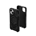 thumbnail image 1 of UAG iPhone 14 Case Kevlar Black 6.1" Monarch Pro Built-in Magnet Compatible with MagSafe Charging Rugged Shockproof Dropproof Premium Protective Cover, 1 of 6