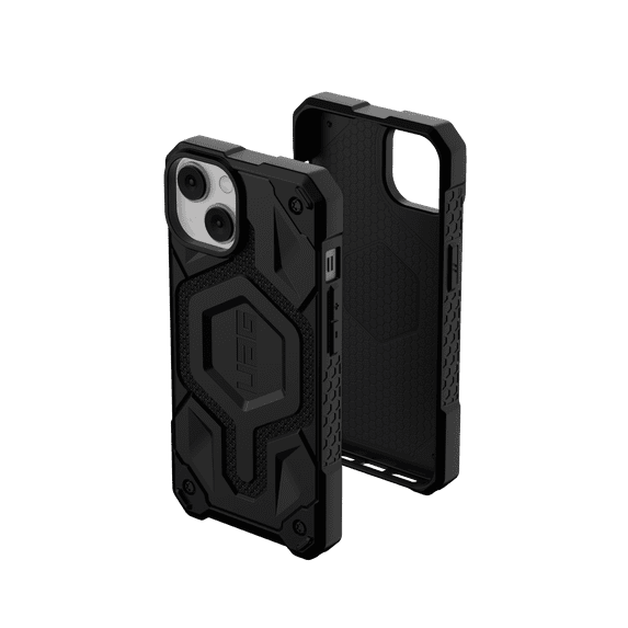 UAG iPhone 14 Case Kevlar Black 6.1" Monarch Pro Built-in Magnet Compatible with MagSafe Charging Rugged Shockproof Dropproof Premium Protective Cover