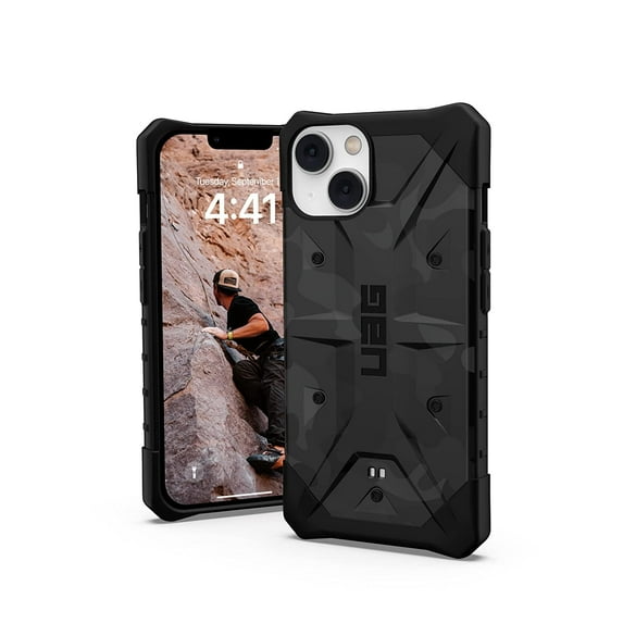 UAG iPhone 14 Case Midnight Camo 6.1" Pathfinder SE Slim Lightweight Shockproof Dropproof Rugged Protective Cover Compatible with Wireless Charging by URBAN ARMOR GEAR