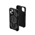 thumbnail image 1 of UAG iPhone 14 Case Silver 6.1" Monarch Pro Built-in Magnet Compatible with MagSafe Charging Rugged Shockproof Dropproof Premium Protective Cover, 1 of 6