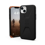 UAG iPhone 14 Plus Case Black 6.7" Civilian Sleek Ultra Thin Slim Impact Resistant Dropproof Protective Cover Compatible with Wireless Charging by URBAN ARMOR GEAR