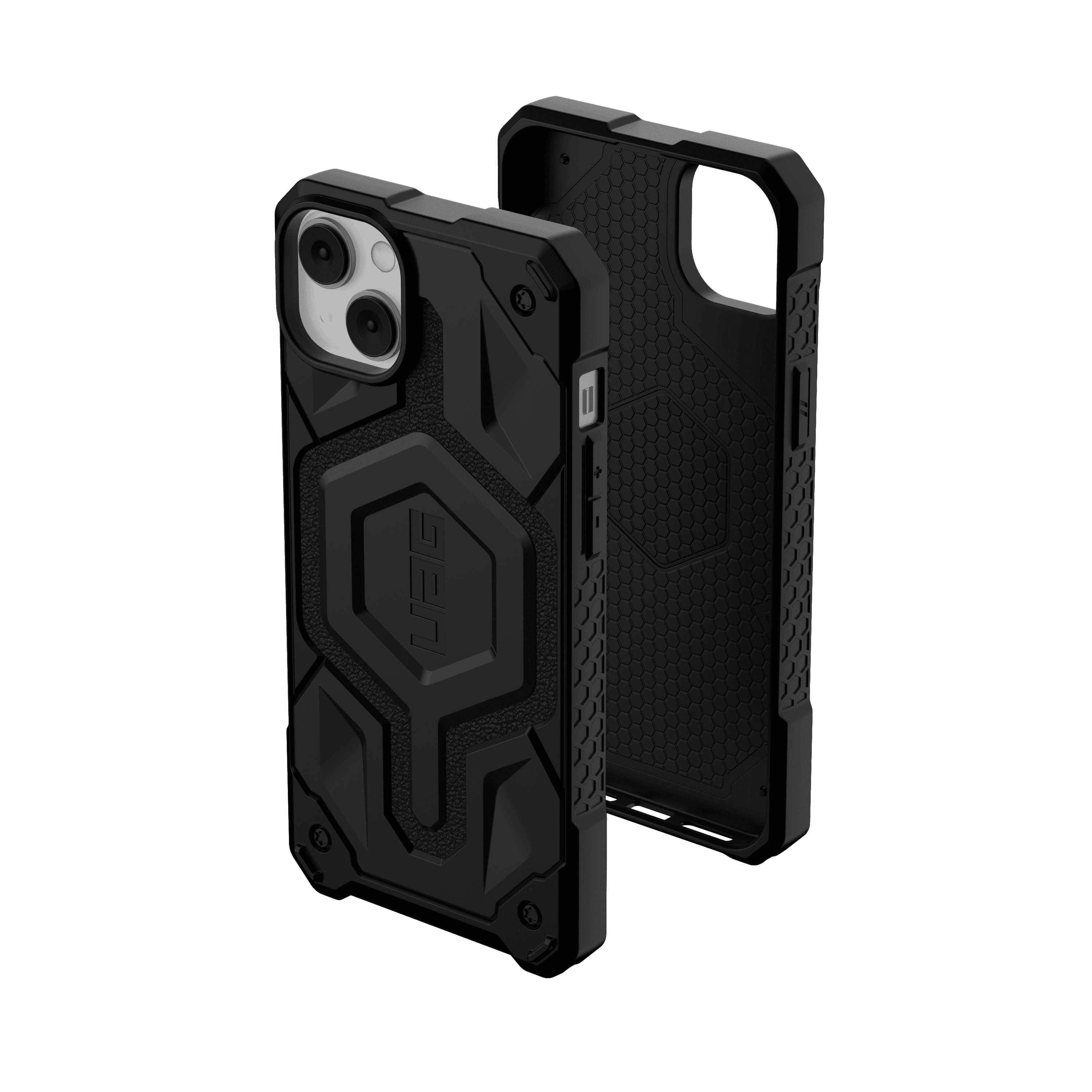 UAG iPhone 14 Plus Case Black 6.7" Monarch Pro Built-in Magnet Compatible with MagSafe Charging Rugged Shockproof Dropproof Premium Protective Cover