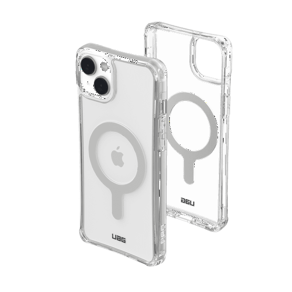 UAG iPhone 14 Plus Case Clear Ice 6.7" Plyo Built-in Magnet Compatible with MagSafe Charging Lightweight Slim Shockproof Transparent Protective Cover by URBAN ARMOR GEAR
