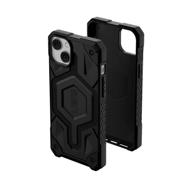 UAG iPhone 14 Plus Case Kevlar Black 6.7" Monarch Pro Built-in Magnet Compatible with MagSafe Charging Rugged Shockproof Dropproof Premium Protective Cover