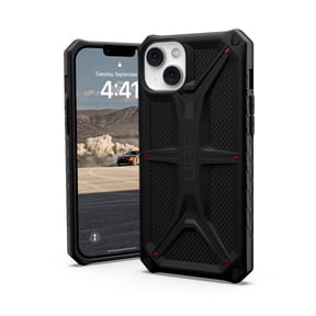 UAG iPhone 14 Plus Case Kevlar Black 6.7" Monarch Rugged Premium Protective Cover Lightweight Slim Shockproof Dropproof Compatible with Wireless Charging by URBAN ARMOR GEAR