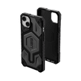 thumbnail image 1 of UAG iPhone 14 Plus Case Kevlar Silver 6.7" Monarch Pro Built-in Magnet Compatible with MagSafe Charging Rugged Shockproof Dropproof Premium Protective Cover, 1 of 6