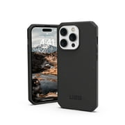UAG iPhone 14 Pro Case Black 6.1" Outback Bio Ultra Thin Eco-Friendly Protective Cover Fully Biodegradable and Compostable Compatible with Wireless Charging by URBAN ARMOR GEAR