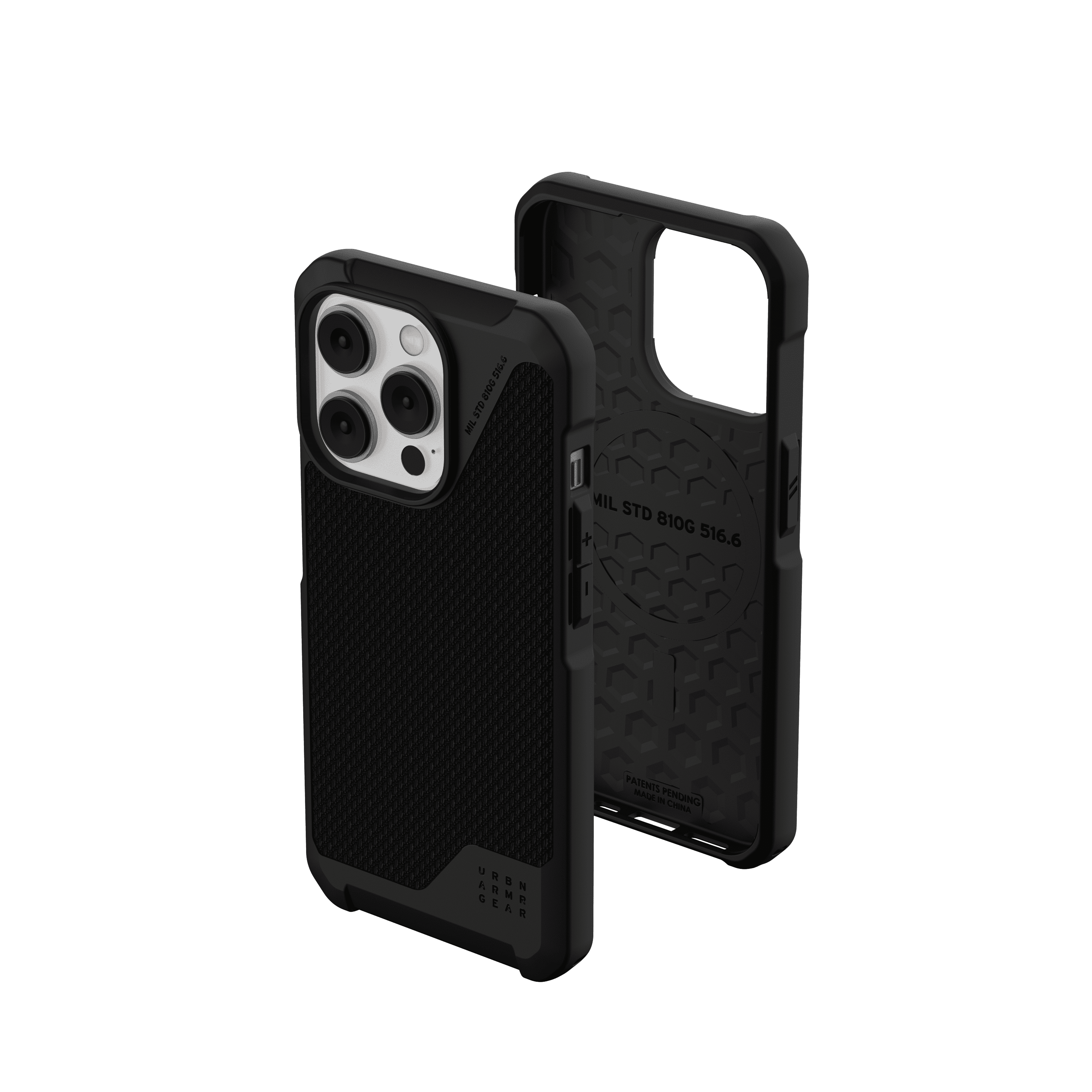 UAG iPhone 14 Pro Case Kevlar Black 6.1" Metropolis LT Built-in Magnet Compatible with MagSafe Charging Featherlight Heavy Duty Shockproof Slim Rugged Protective Cover by URBAN ARMOR GEAR