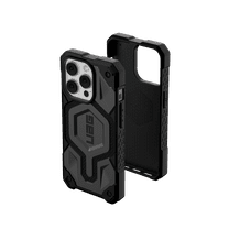 UAG iPhone 14 Pro Case Kevlar Silver 6.1" Monarch Pro Built-in Magnet Compatible with MagSafe Charging Rugged Shockproof Dropproof Premium Protective Cover