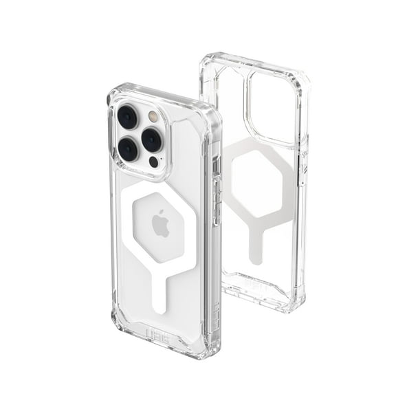 UAG iPhone 14 Pro Case Translucent Clear Ice 6.1" Plyo Built-in Magnet Compatible with MagSafe Charging Lightweight Slim Shockproof Transparent Protective Cover by URBAN ARMOR GEAR