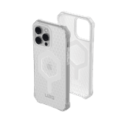UAG iPhone 14 Pro Max Case Clear Ice 6.7" Essential Armor Build-in Magnet Compatible with MagSafe Charging Ultra Thin Ergonomic Translucent Protective Cover by 