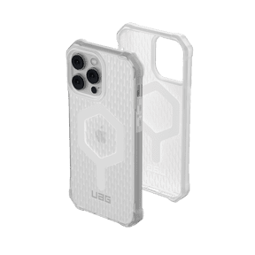 UAG iPhone 14 Pro Max Case Clear Ice 6.7" Essential Armor Build-in Magnet Compatible with MagSafe Charging Ultra Thin Ergonomic Translucent Protective Cover by URBAN ARMOR GEAR