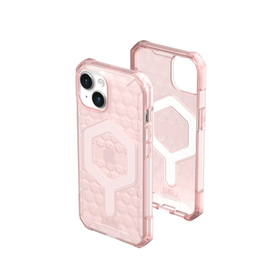 UAG iPhone 15 Case 6.1" Essential Armor Rose, Built-in Magnet Compatible with MagSafe Charging Rugged Military Grade Dropproof Protective Cover