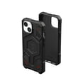 thumbnail image 1 of UAG iPhone 15 Case 6.1" Monarch Pro Kevlar Black Built-in Magnet Compatible with MagSafe Charging Premium Rugged Military Grade Dropproof Protective Cover by URBAN ARMOR GEAR, 1 of 9