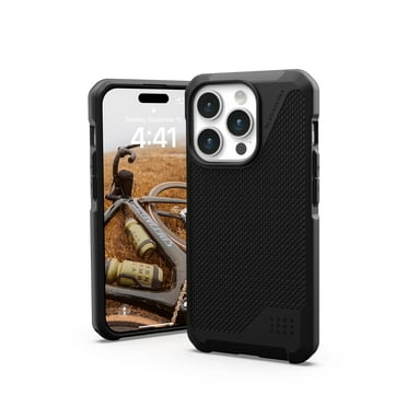 UAG iPhone 15 Pro Case 6.1" Metropolis LT Kevlar Black Built-in Magnet Compatible with MagSafe Charging Rugged Military Grade Dropproof Protective Cover by URBAN ARMOR GEAR