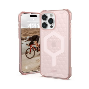 UAG iPhone 15 Pro Max Case 6.7" Essential Armor Rose, Built-in Magnet Compatible with MagSafe Charging Rugged Military Grade Dropproof Protective Cover