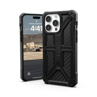 UAG iPhone 15 Pro Max Case 6.7" Monarch Carbon Fiber Rugged Heavy Duty Military Grade Drop Tested Protective Cover by URBAN ARMOR GEAR