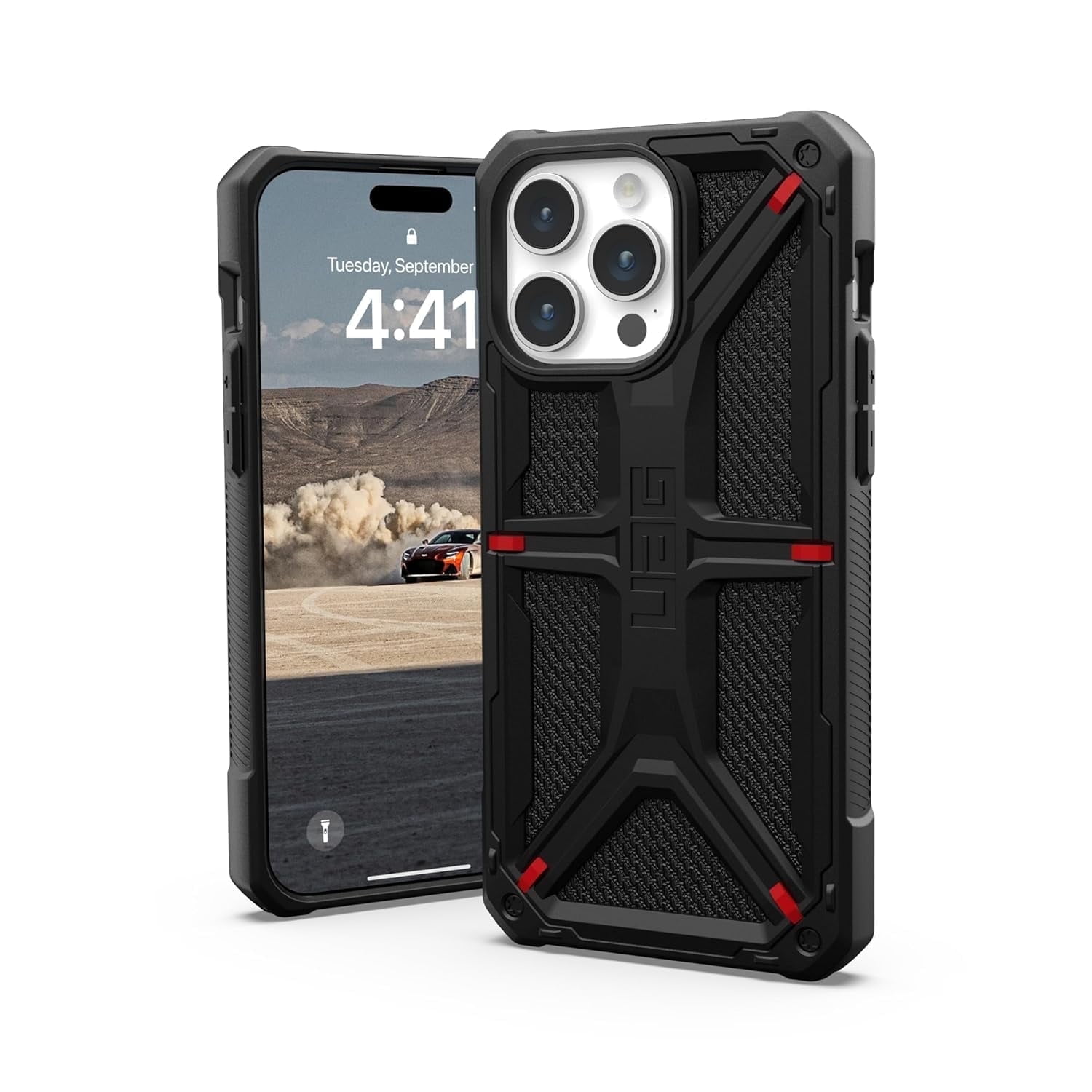 UAG iPhone 15 Pro Max MagSafe対応 カーボン UAG iPhone 15 Pro Max用 MagSafe対応ケース MONARCH PRO