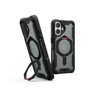 UAG iPhone 16 Case 6.1 Plasma XTE - Compatible with MagSafe Charging& Kickstand Rugged Shockproof Anti-Slip Military Grade Protective Cover, Black/Orange