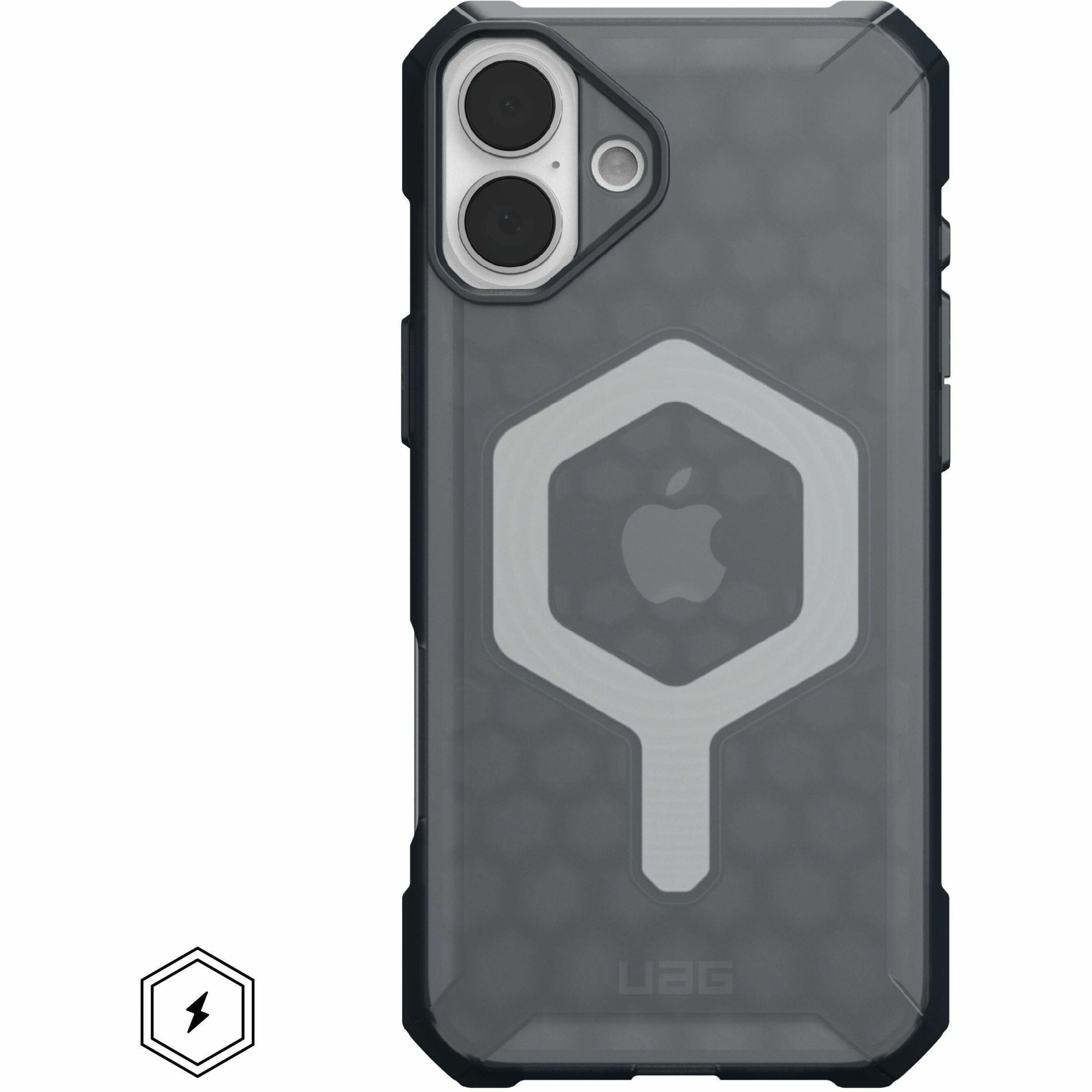 UAG iPhone 16 Plus Case Essential Armor Military-Grade Case Optimized for Magsafe, Ash