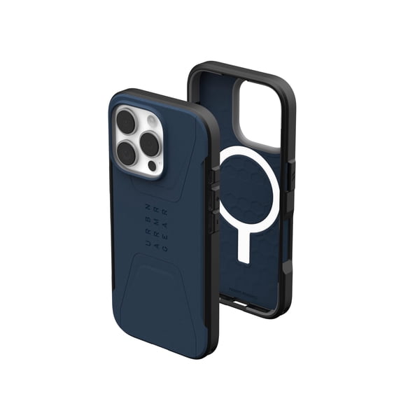 UAG iPhone 16 Pro Case 6.3" Civilian - Compatible with MagSafe Charging Rugged Slim Sleek Shockproof Anti-Slip Military Grade Protective Cover, Mallard