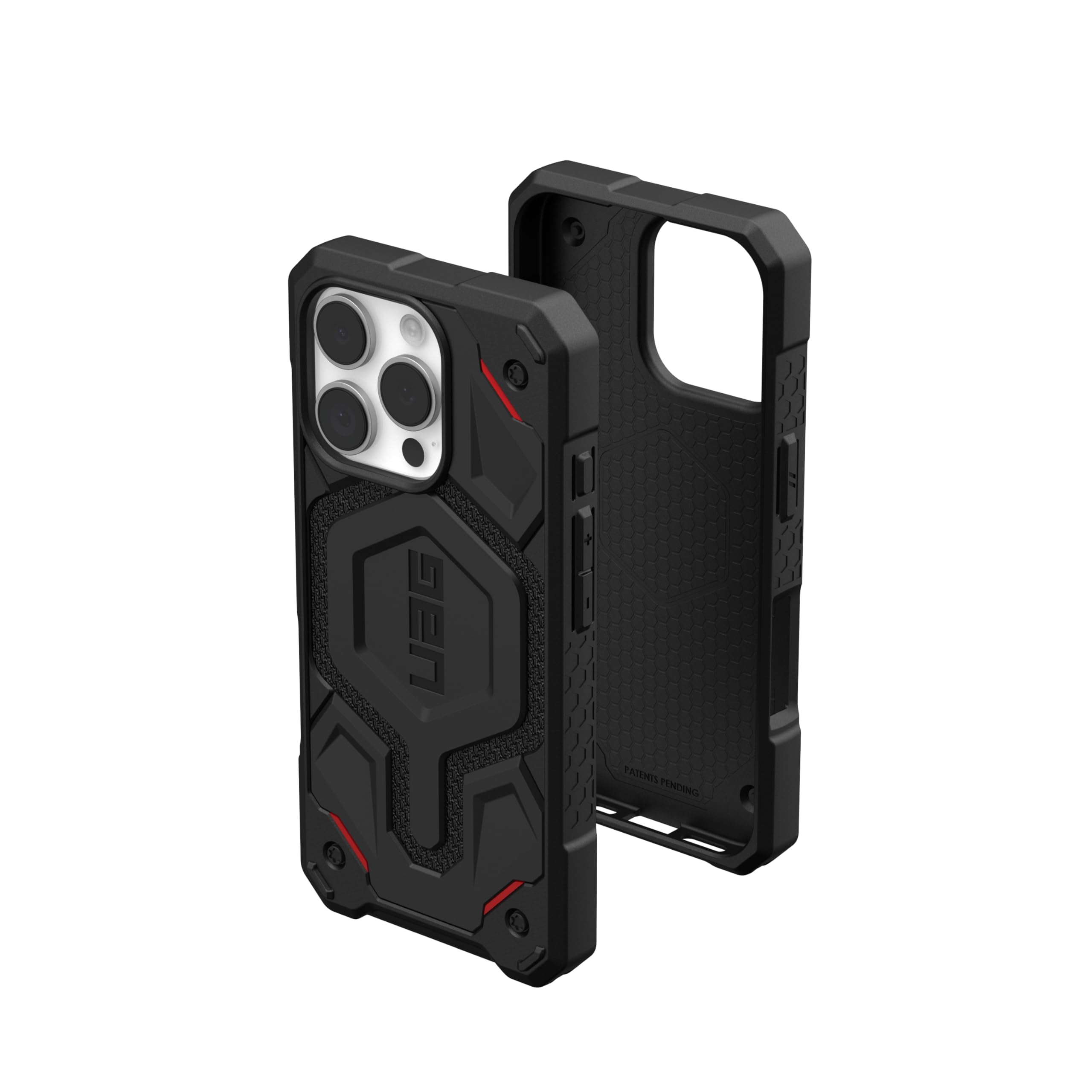 UAG iPhone 16 Pro Case 6.3" Monarch Pro - Compatible with MagSafe Charging Rugged Heavy Duty Shockproof Anti-Slip Military Grade Protective Cover, Kevlar Black