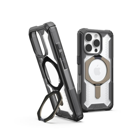 UAG iPhone 16 Pro Case 6.3" Plasma XTE - Compatible with MagSafe Charging & Kickstand Rugged Shockproof Anti-Slip Military Grade Protective Cover, Ash/Titanium