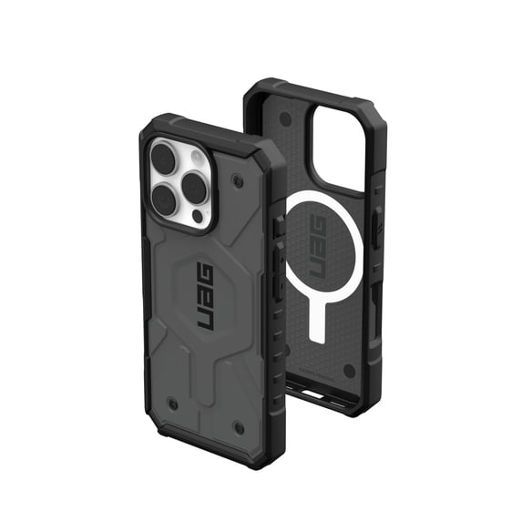 UAG iPhone 16 Pro Case Essential Armor Military-Grade Case Optimized for Magsafe, Silver