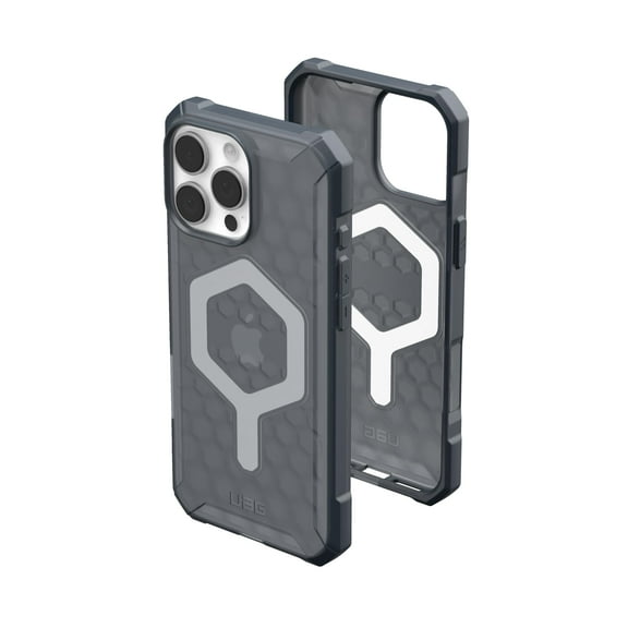 UAG iPhone 16 Pro Max Case 6.9" Essential Armor - Compatible with MagSafe Charging Rugged Slim Sleek Shockproof Anti-Slip Military Grade Protective Cover, Ash