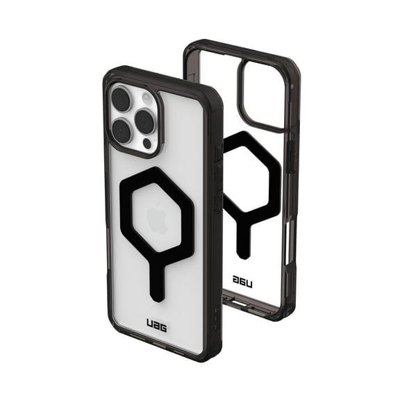 UAG iPhone 16 Pro Max Case 6.9" Plyo - Compatible with MagSafe Charging Rugged Slim Anti-Yellowing Transparent Clear Shockproof MIL-STD Protective Cover, Black/Black