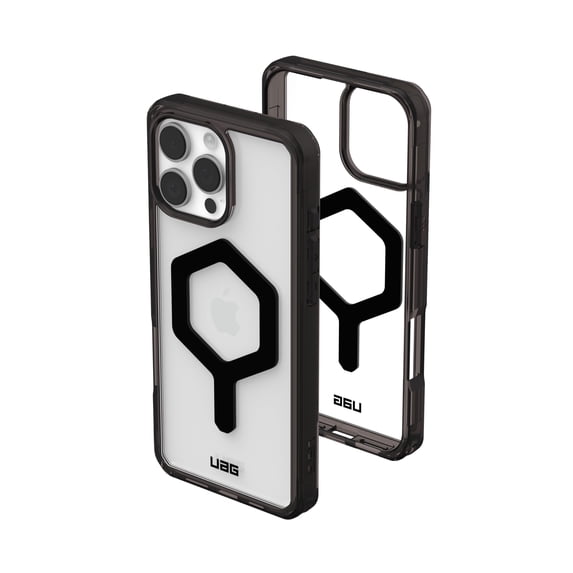 UAG iPhone 16 Pro Max Case 6.9" Plyo - Compatible with MagSafe Charging Rugged Slim Anti-Yellowing Transparent Clear Shockproof MIL-STD Protective Cover, Black/Black