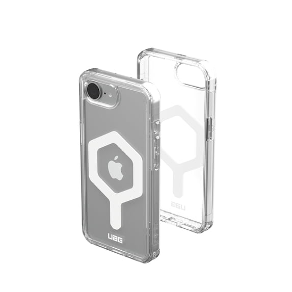 UAG iPhone 17e / iPhone 16e Case Plyo - Compatible with MagSafe Anti-Yellowing Rugged Military Grade Drop Proof Protective Cover, Ice/White