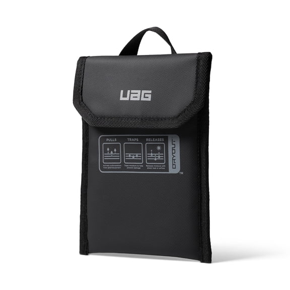 UAG x DRYOUT Phone Recovery Pouch, Active Moisture Removal, Black