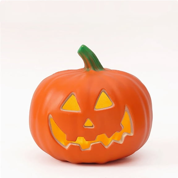 UALSRZL Halloween Decorations Jack O Lantern, Classic Pumpkin Lights Battery Operated, Vintage Plastic Nightlight for Indoor Outdoor Festival Decor