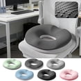 thumbnail image 1 of UALSRZL Memory Foam Seat Cushion, Comfort High Resilience Office Chair Cushion, Non-slip Circular Chair Pads for Classroom/Student Apartment, 16x18in, 1 of 7