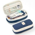 thumbnail image 1 of UALSRZL Pencil Case, Big Capacity Pencil Pouch Multifunctional, Multi-layer Pencil Bag Box for Kids Elementary Middle School Supplies, Dark Blue, 1 of 7