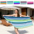thumbnail image 1 of UALSRZL Striped Beach Towel, Oversized Soft Lightweight Beach Towels, Quick-Dry Beach Blanket for Seaside Pool Cruise Vacation Essentials, 30x59", 1 of 7