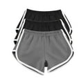 thumbnail image 1 of UAMVSH 3 Pack Womens Yoga Shorts Gym Athletic Workout Comfy Booty Shorts for Biker Hiking Running, 1 of 7